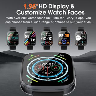 Reloj Inteligente Hombre Mujer, 1.95" Smartwatch c