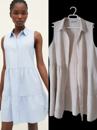 Vestido camisero Talla L, NUEVO