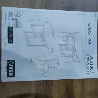 Mesa y 2 Sillas Gadstrup Jysk