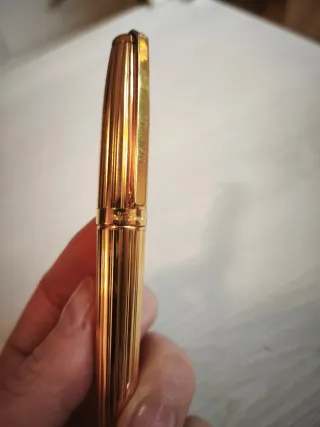 Bolígrafo ST Dupont Chapado Oro