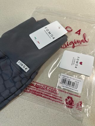 Leggings FGM04 Push Up Cocodrilo Gris