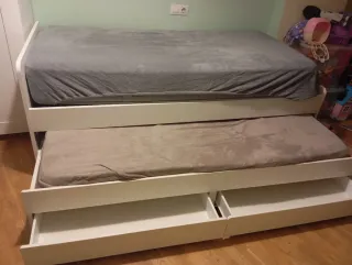 Cama nido con cajones