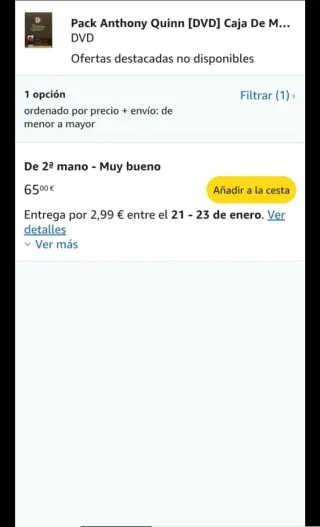 DVD Anthony Quinn Completo Nuevo 5