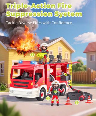 Juguete vehículo de Bomberos Light&Sound SIN ABRIR