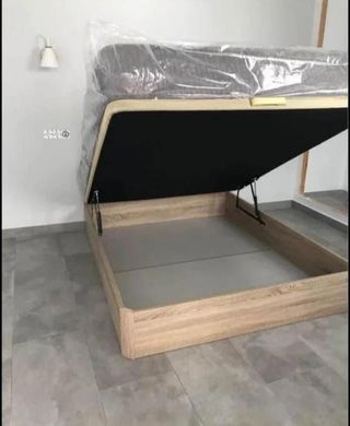 Base Cama Canapé Cabezal Tapizado