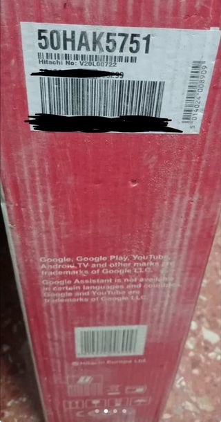 TV Hitachi 50 4K Android TV 50HAK5751 Nueva
