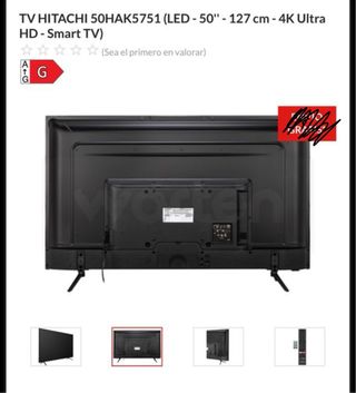 TV Hitachi 50 4K Android TV 50HAK5751 Nueva