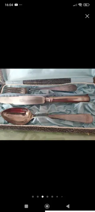 Set 2 cubiertos plata adultos