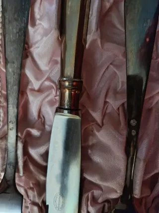 Set 2 cubiertos plata adultos