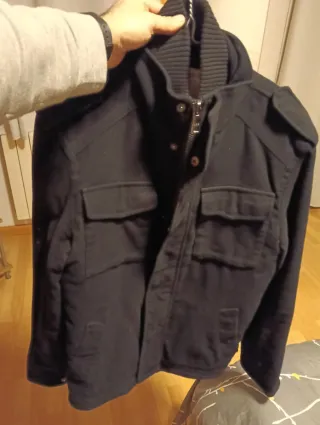 Chaqueta casual negra