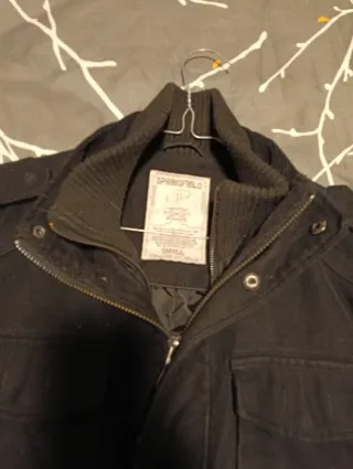 Chaqueta casual negra