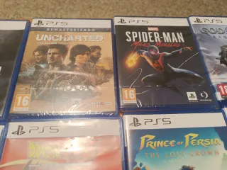 Lote 9 Juegos PS5: Resident Evil 4, Spider-Man, Go