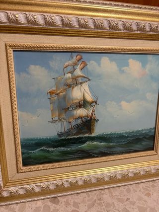 Cuadro Barco Velero Océano