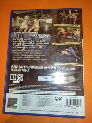 El Club de la Lucha PS2 PAL