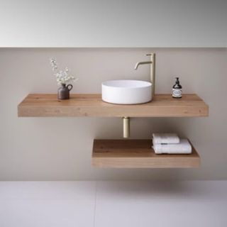 Grifo Sanycces Loop color oro cepillado