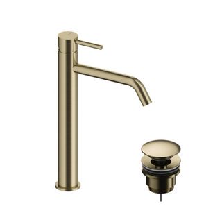 Grifo Sanycces Loop color oro cepillado