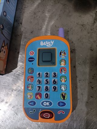 - VTech - Teléfono de Actividades de Bluey, Smar