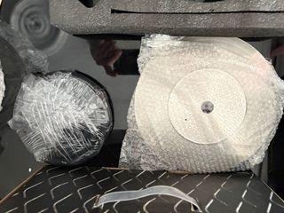 Jarrón árabe metal y cristal