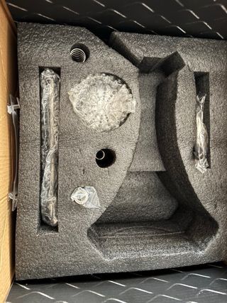 Jarrón árabe metal y cristal