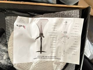 Jarrón árabe metal y cristal