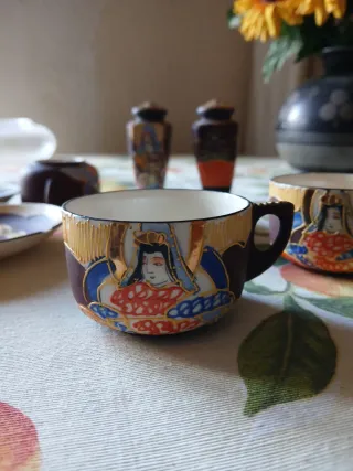 Juego de té porcelana japonesa antiguo