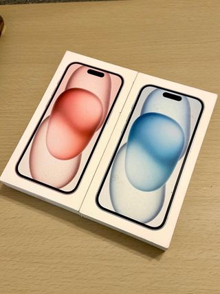 iPhone 15 Azul y Rosa PRECINTADOS GARANTIA