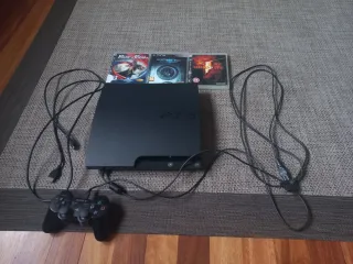 Consola PS3 Negra CECH-2004B + 3 Juegos