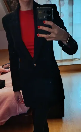 Blazer Zara Negra Talla S