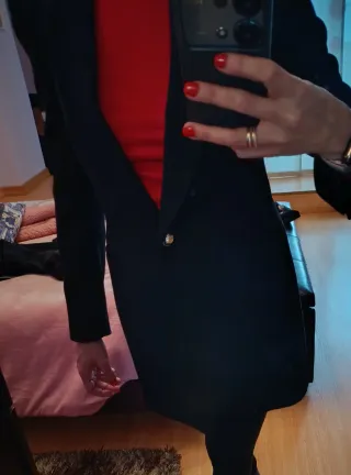 Blazer Zara Negra Talla S