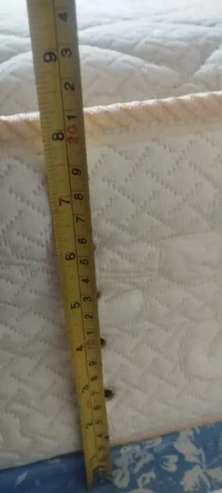 Colchón y base de tela