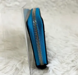 Monedero Montblanc Piel Azul/Negro