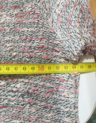 Jersey H&M gris y rosa talla S grande