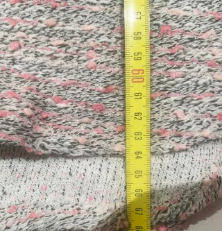 Jersey H&M gris y rosa talla S grande