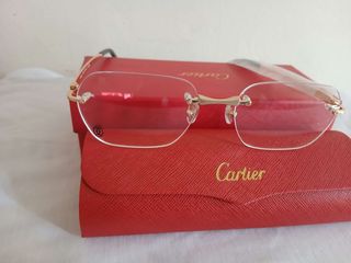 Occhiali Cartier Titanio Oro