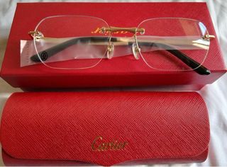 Occhiali Cartier Titanio Oro