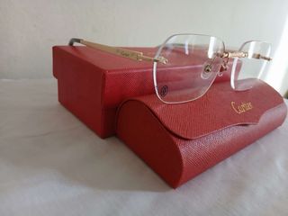 Occhiali Cartier Titanio Oro