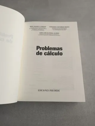 Problemas de cálculo. Mikel Bilbao