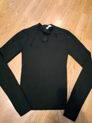 Set 3 maglie nere Zara taglia S