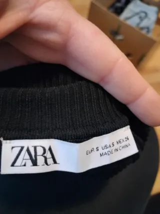 Set 3 maglie nere Zara taglia S