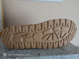 Botas beige con plataforma