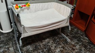 Cuna colecho I baby gris