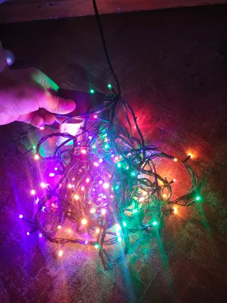 Luces de Navidad multicolores