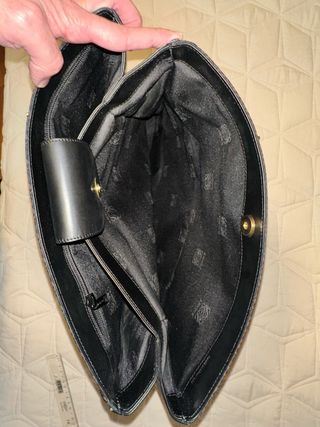 Bolso Loewe Tela Estampado Negro