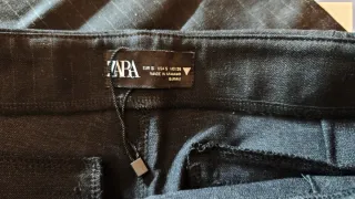 Pantalón Zara Flare Diplomático Negro