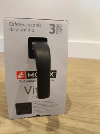 Cafetera Monix Vitro Noir 3 tazas