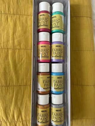 Pinturas para tela metálicas Nazca Colors