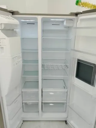 Frigorífico americano Siemens gris