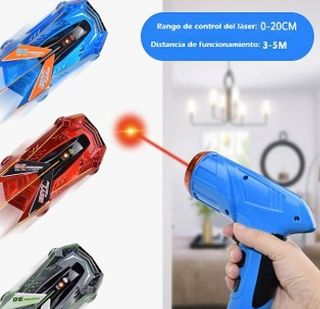 Coche trepa paredes por láser