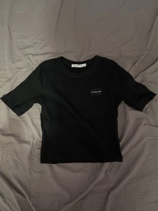 Camiseta Calvin Klein Jeans Negra Logo