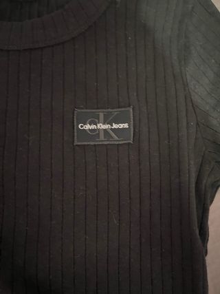 Camiseta Calvin Klein Jeans Negra Logo